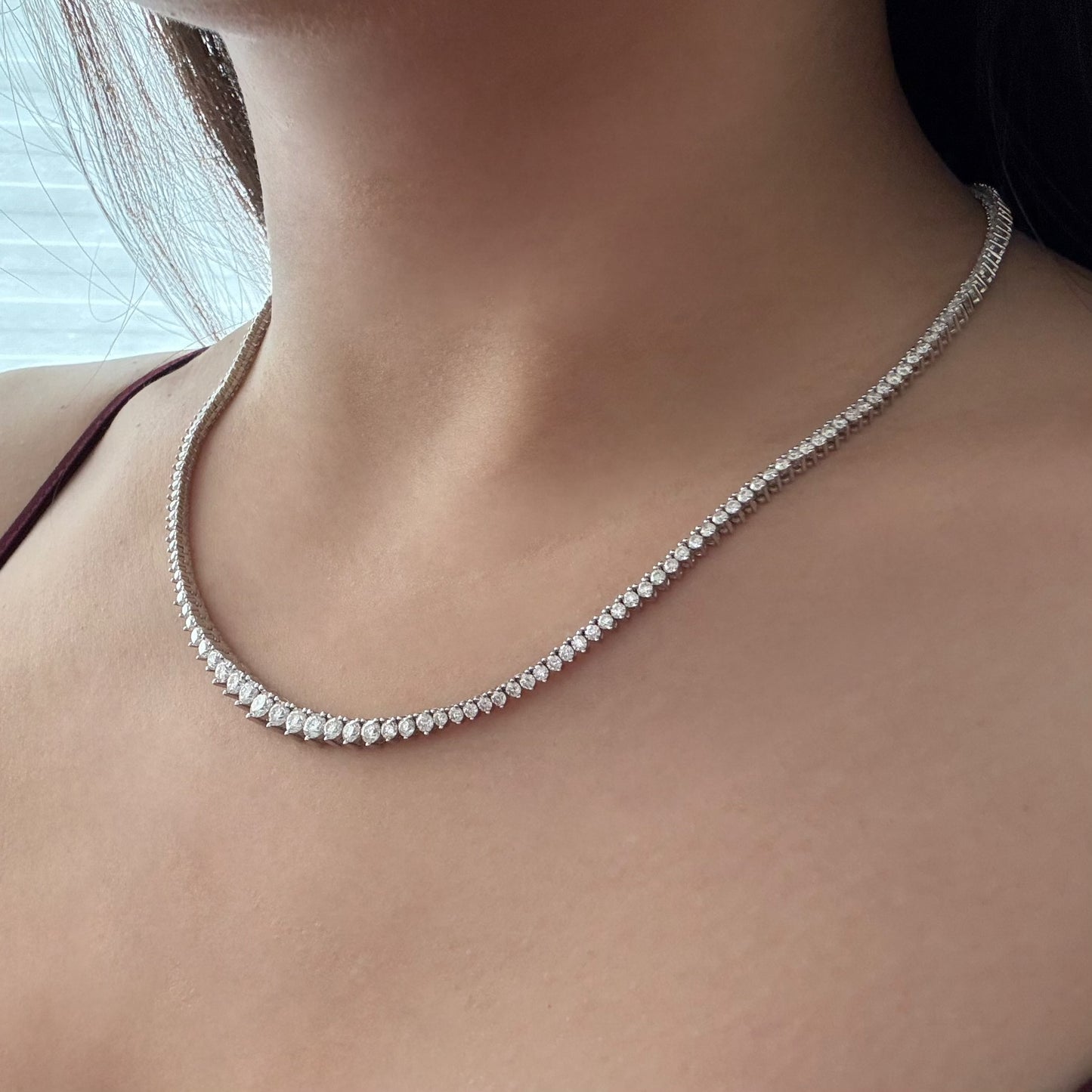 Tennis necklace (2mm)