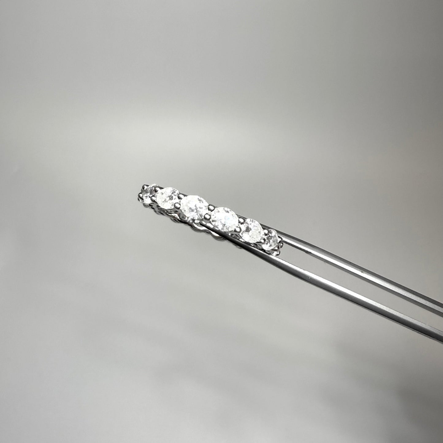 Oval-cut East West Full Eternity Ring Wedding Band Anniversary Ring