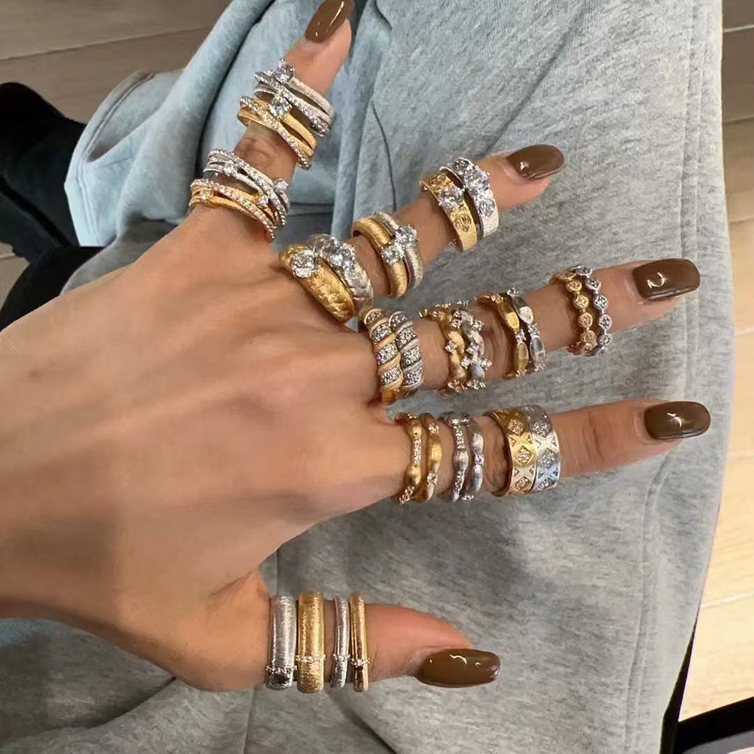 Vintage Style Rings Silver 925