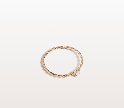 Twist Lab Grow Diamond Ring