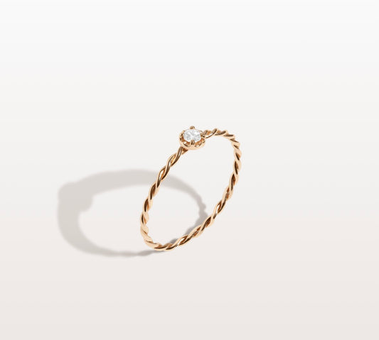 Twist Lab Grow Diamond Ring