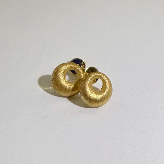 Vintage style unique designed round statement earrings stud earrings
