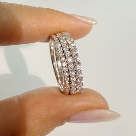 Eternity Ring Round-cut 0.01 to 0.03 ct