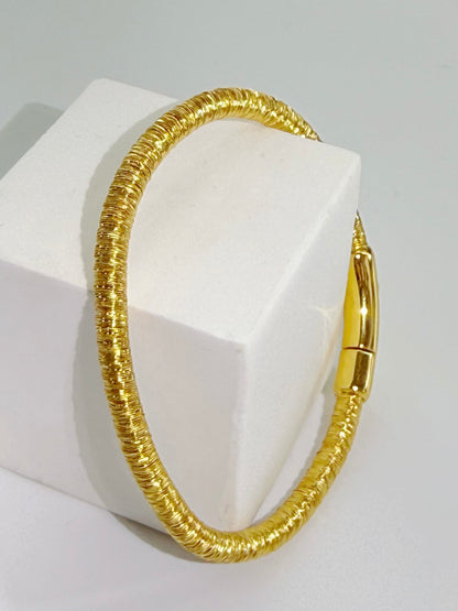 Vintage style soft bangle