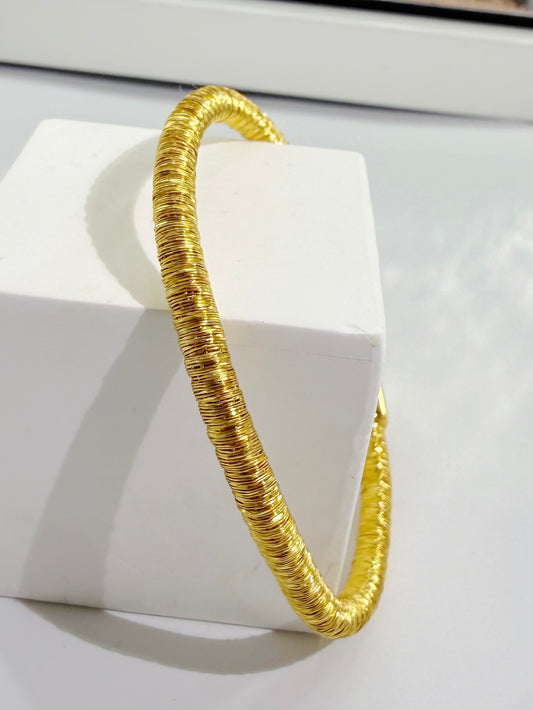 Vintage style soft bangle
