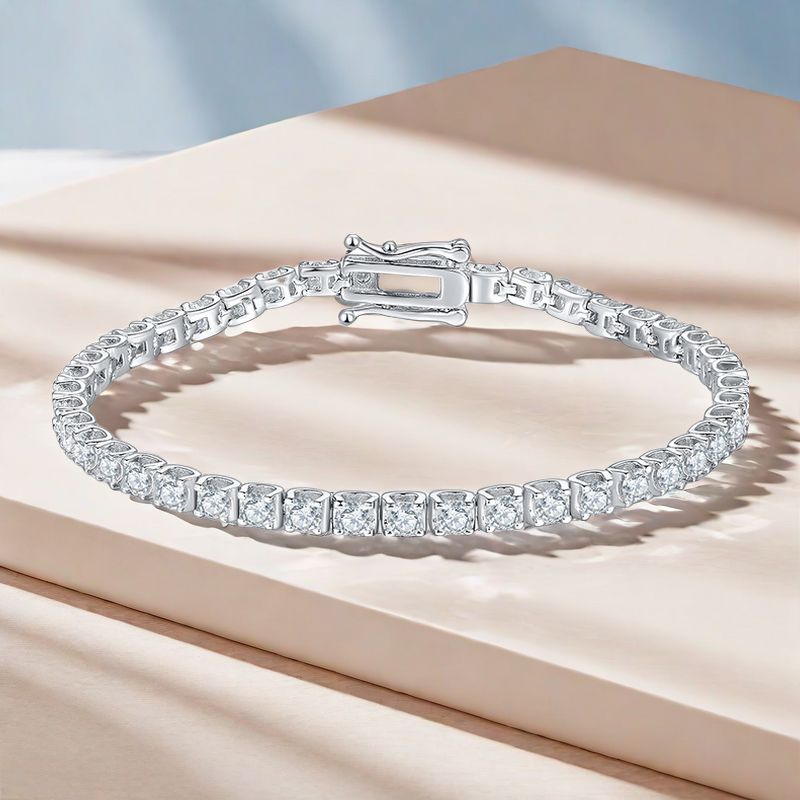 Classic Tennis Bracelet (3mm) 0.1 ct total 5.2ct