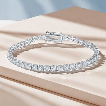 Classic Tennis Bracelet (3mm) 0.1 ct total 5.2ct