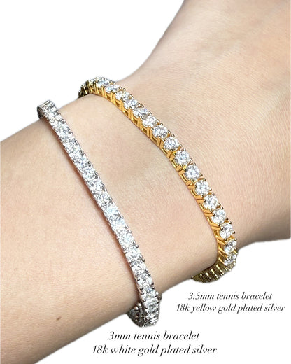 Classic Tennis Bracelet (3mm) 0.1 ct total 5.2ct