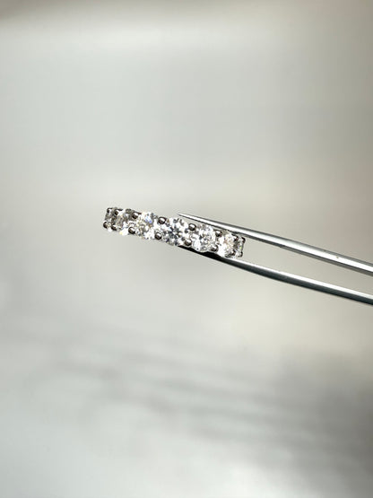 Round Brilliant Full Eternity Ring Wedding Band Anniversary Ring